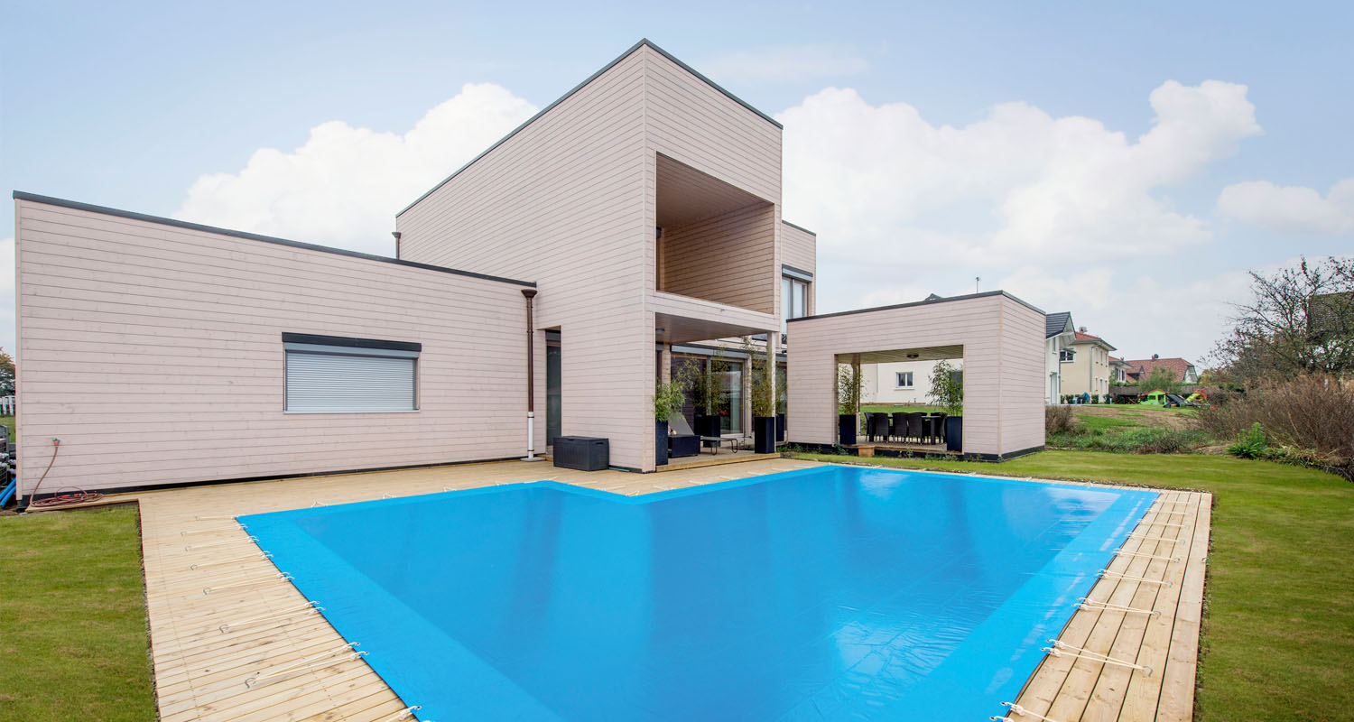 MAISON VILLA | Polar Life Haus Constructeur de maison moderne en bois massif en Alsace et Lorraine Hœnheim