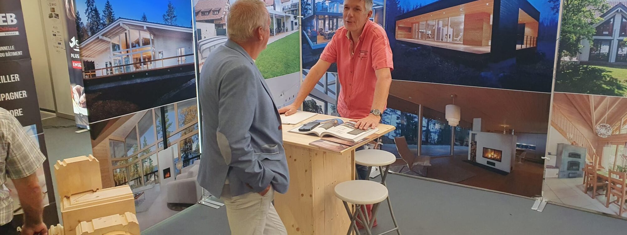 Présence de Polar Life Haus Alsace Moselle au Salon Habitat et Bois de Epinal Strasbourg